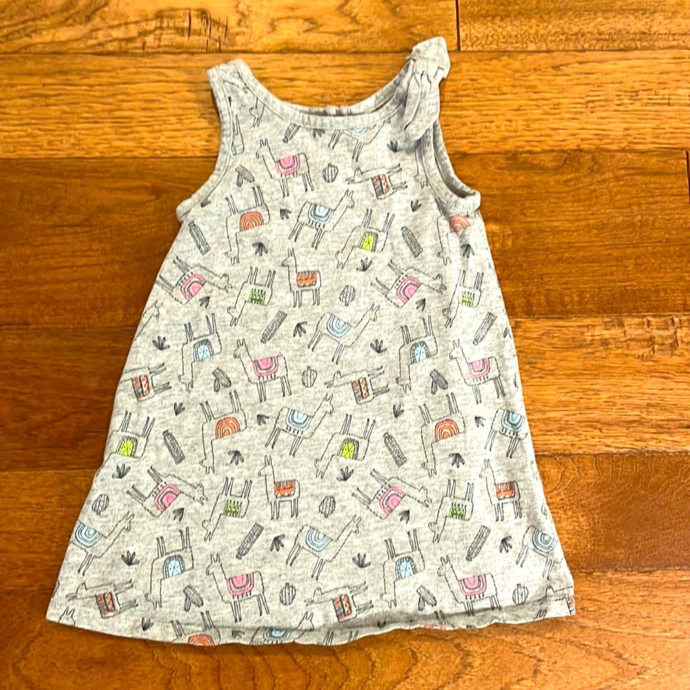 Baby Gap Dress - Llama Print - Size 2